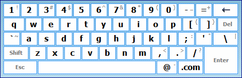 Kiosk Web Keyboard